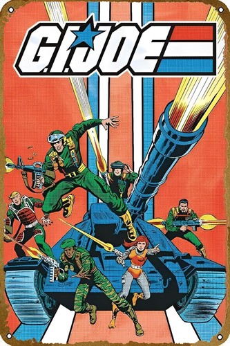 Vintage Collectible Posters - Gi Joe – Tank Poster Vintage