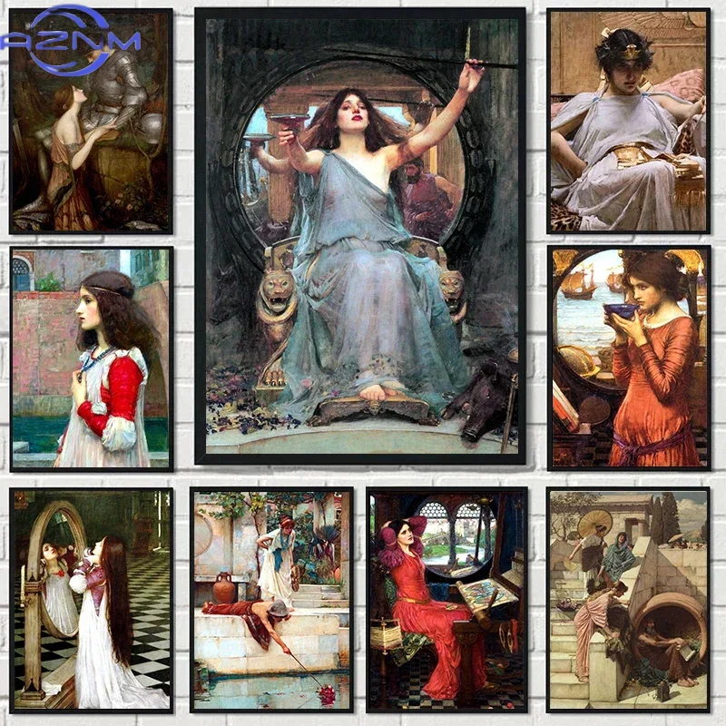 Vintage Collectible Posters - Canvas Painting Wall Art Picture John