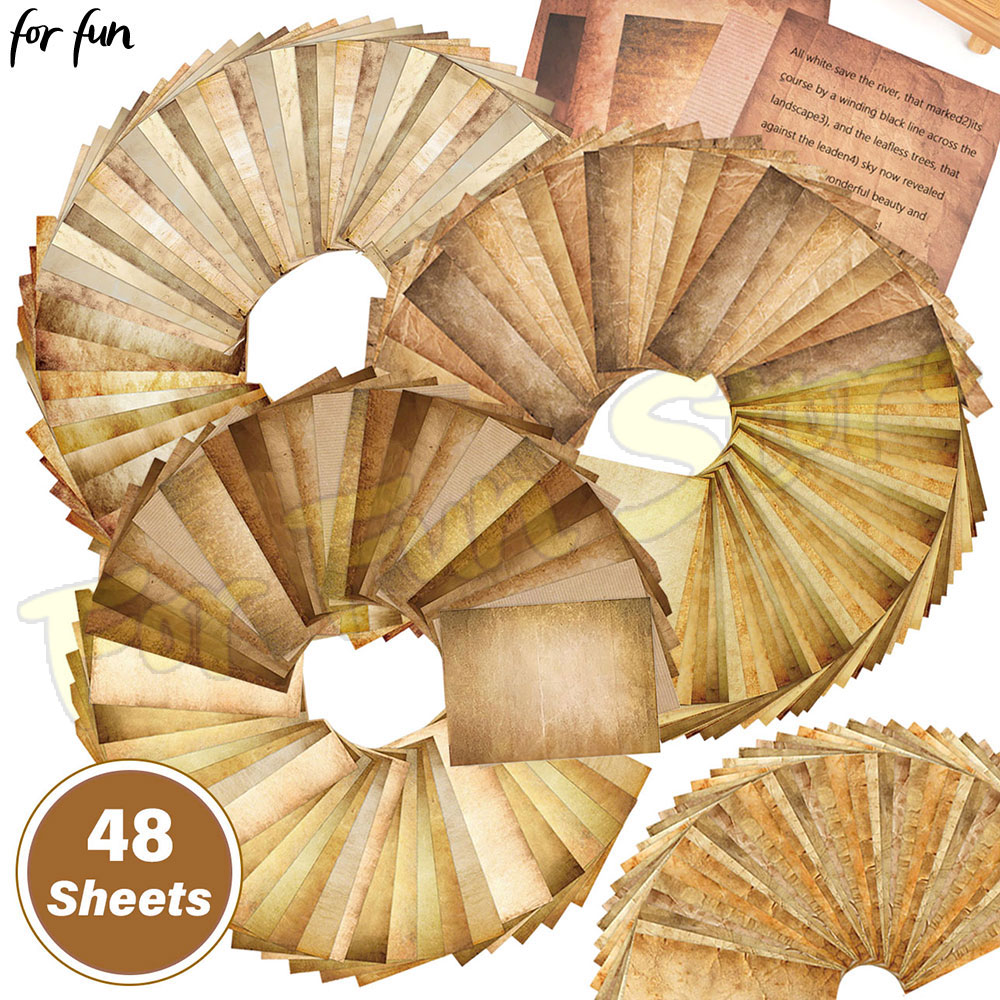 Vintage Collectible Magazines - For Fun 48PCS Vintage Scrapbook Decor