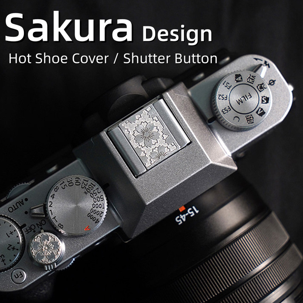 Lens Cap Vintage - Metal Vintage Sakura Hot Shoe Cover