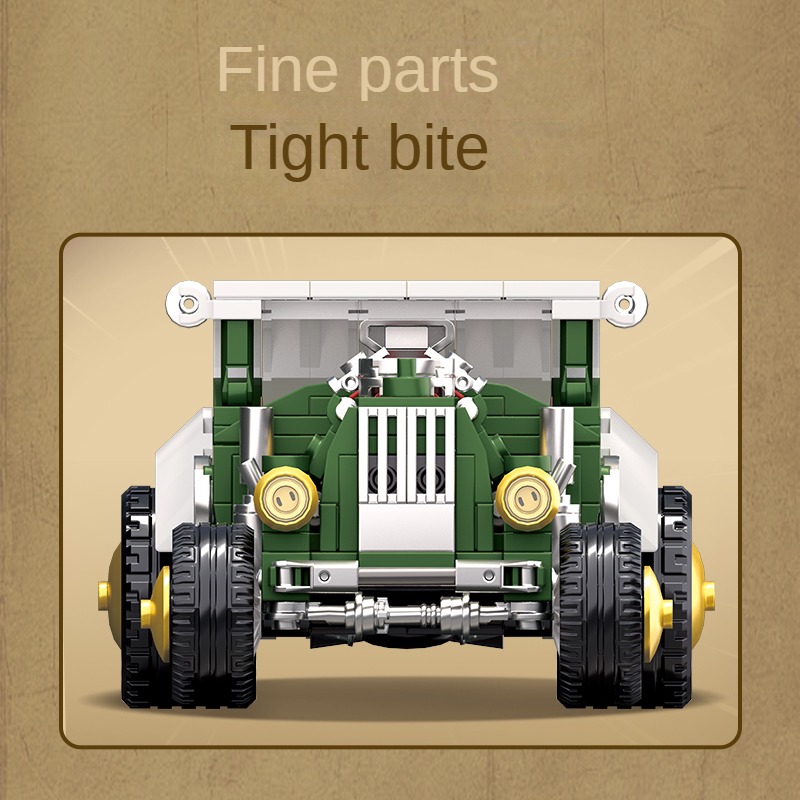 Retro vintage car building blo - đánh giá và giá Vintage Collectible Toy Cars
