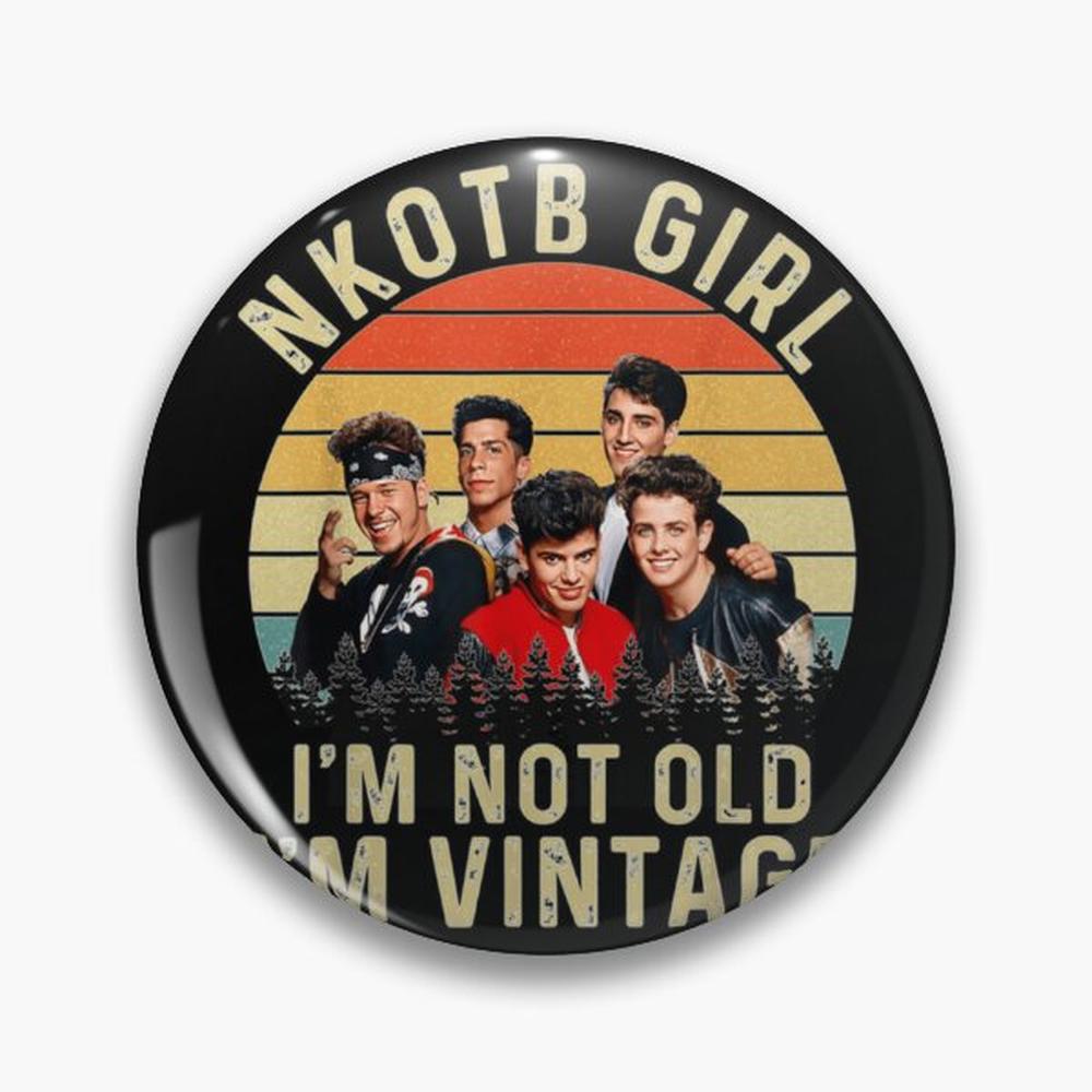 Retro NKOTB Girl I'm NOT Old   - đánh giá và giá Vintage Collectible Buttons