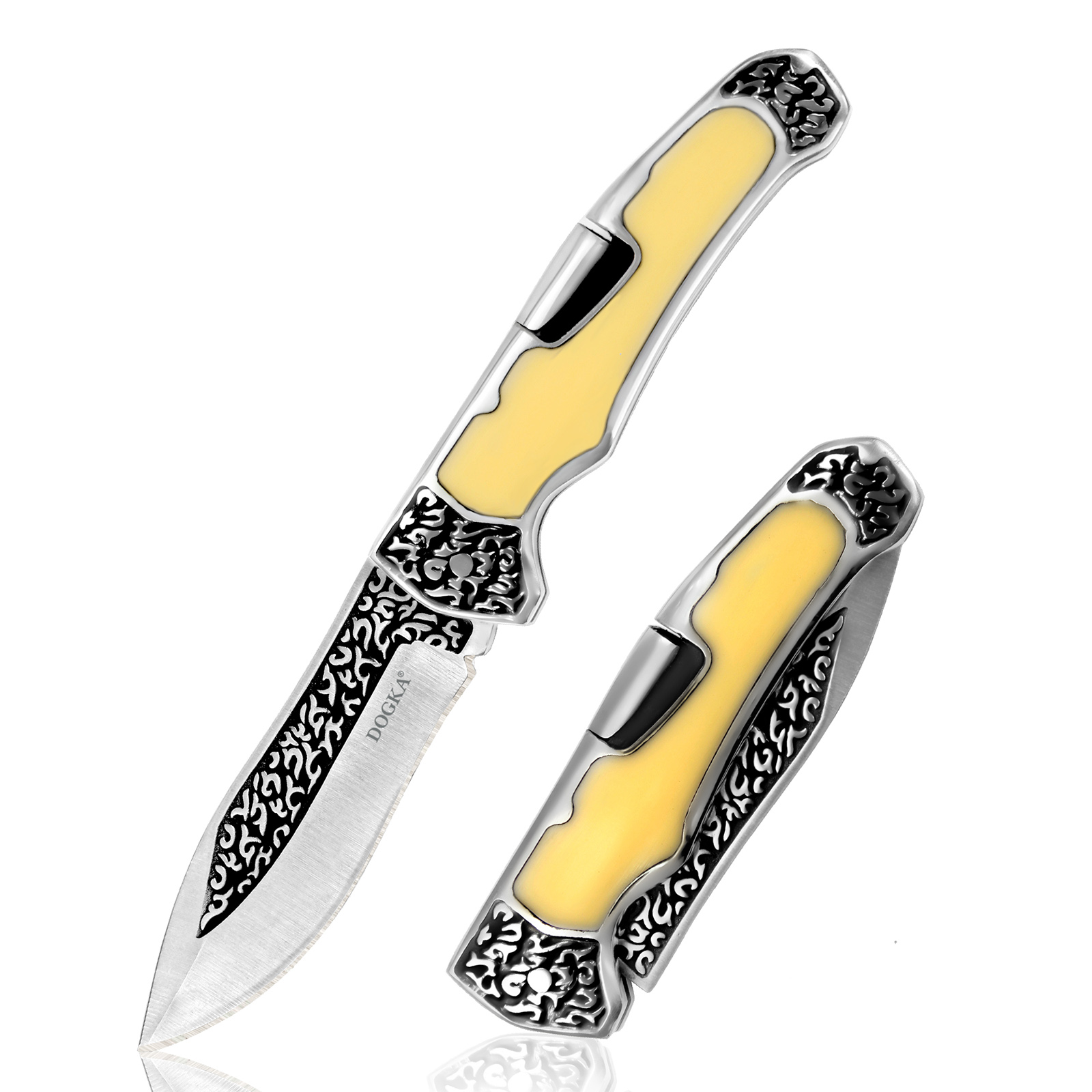 Vintage Engraved Folding Pocke - đánh giá và giá Vintage Collectible Knives