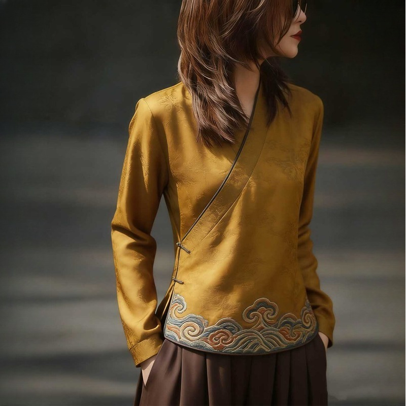 Chinese Style Women's Blouses  - đánh giá và giá Vintage Collectible Buttons