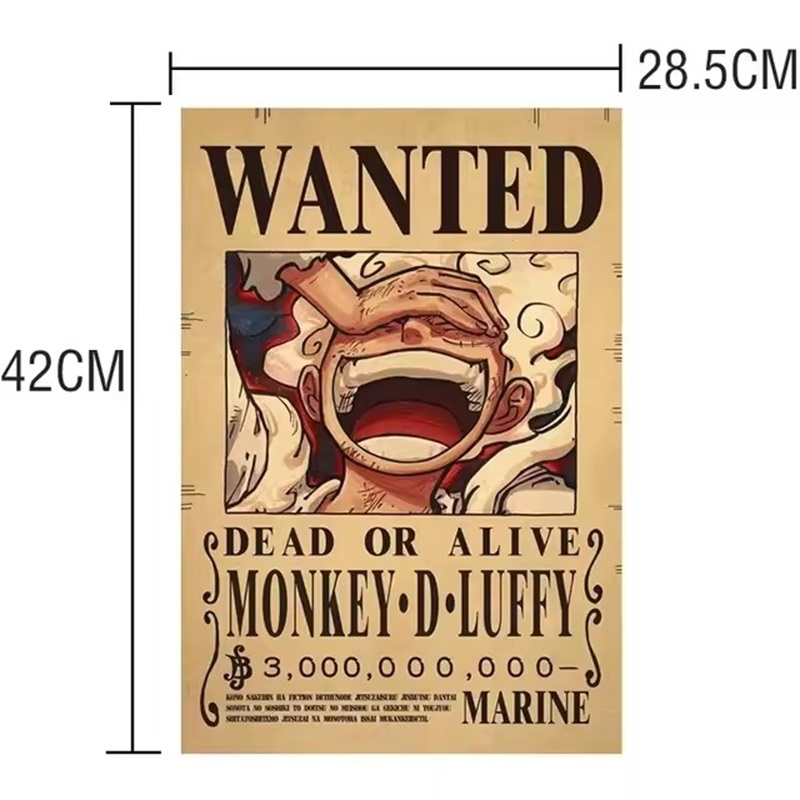 Anime One Piece Bounty Wanted  - đánh giá và giá Vintage Collectible Posters
