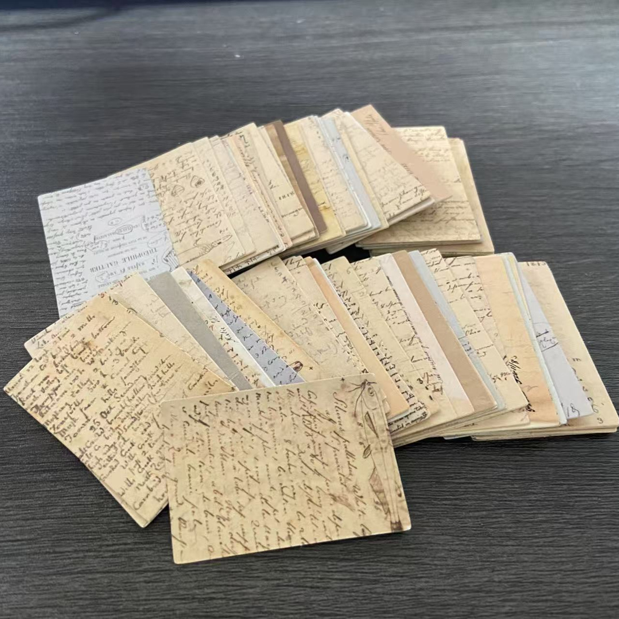 100pcs Vintage Handwritten let - đánh giá và giá Vintage Collectible Magazines