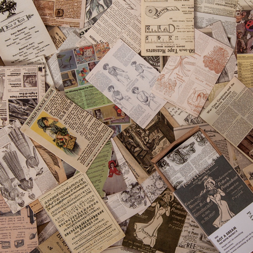 100pcs Vintage Handwritten let - đánh giá và giá Vintage Collectible Magazines