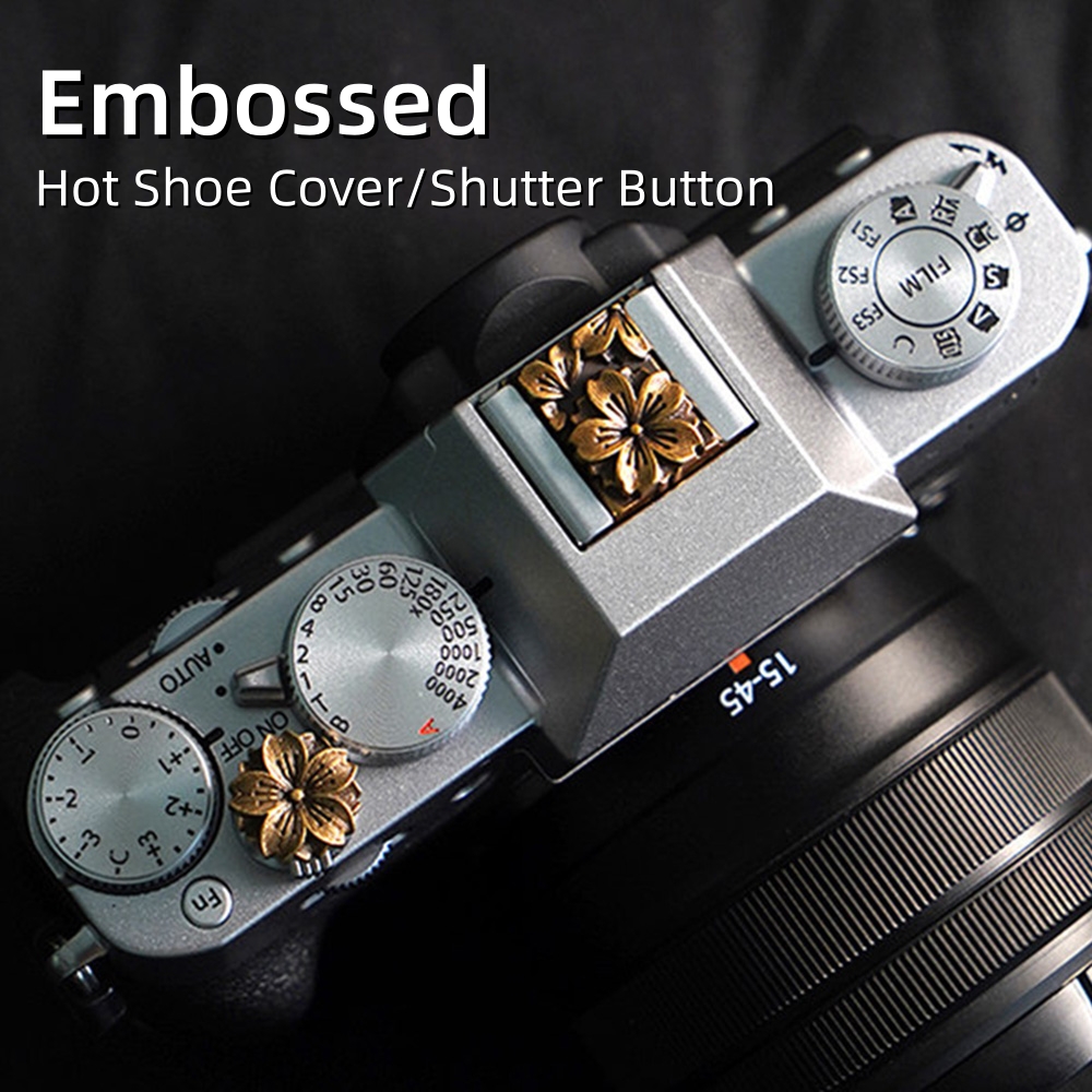 Metal Camera Hot Shoe Cover So - đánh giá và giá Lens Cap Vintage