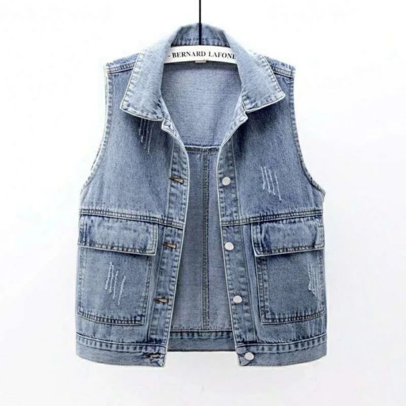 Denim Frayed Vintage Sleeveles - đánh giá và giá Vintage Collectible Buttons