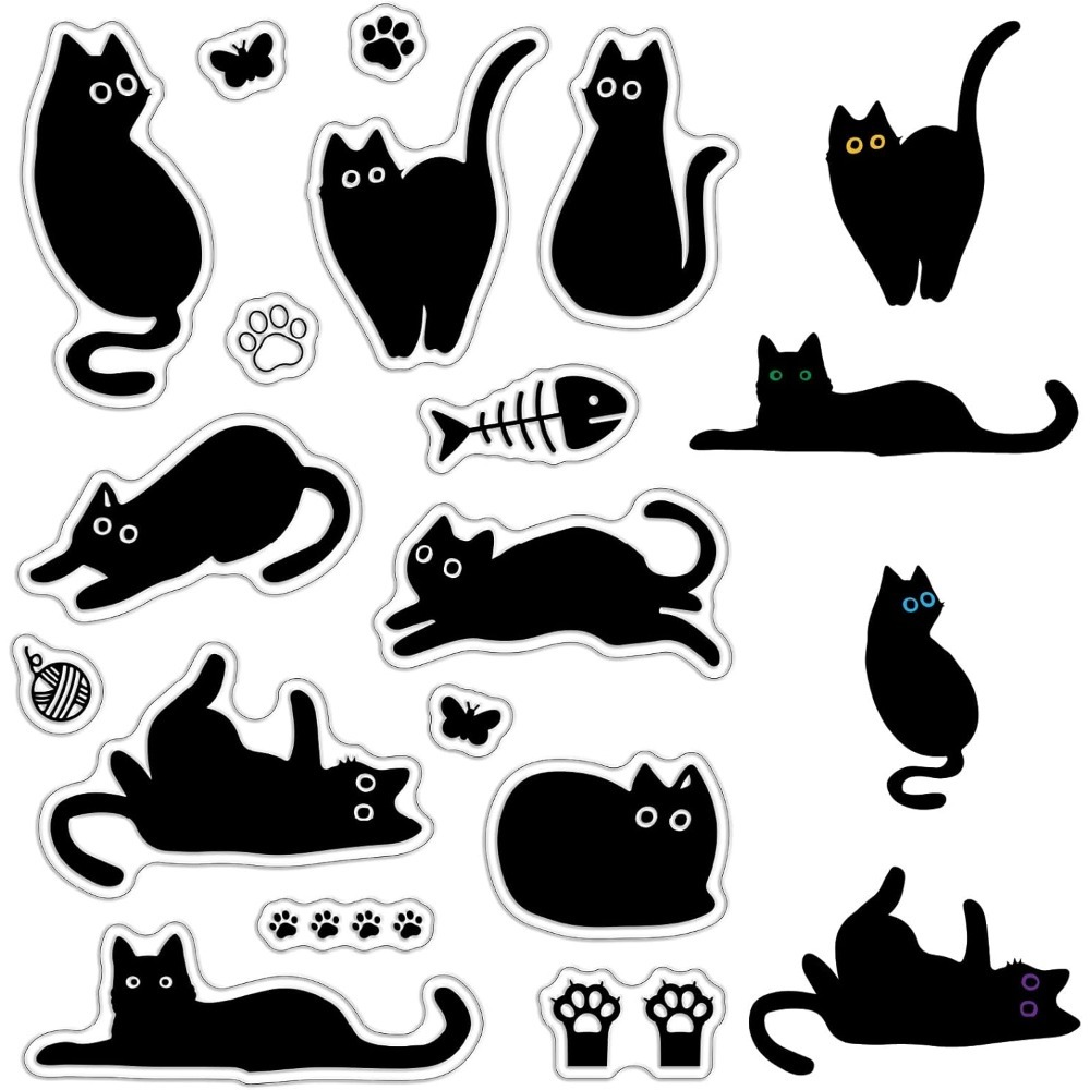 Black Cat Clear Rubber Stamps  - đánh giá và giá Vintage Collectible Magazines